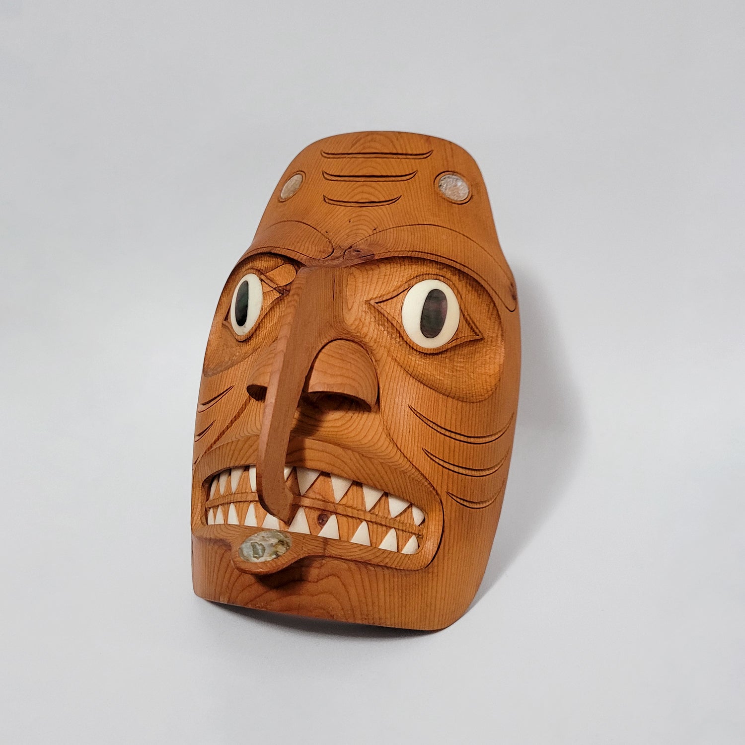 Dogfish/Shark Frontlet by Haida artist Ron Russ