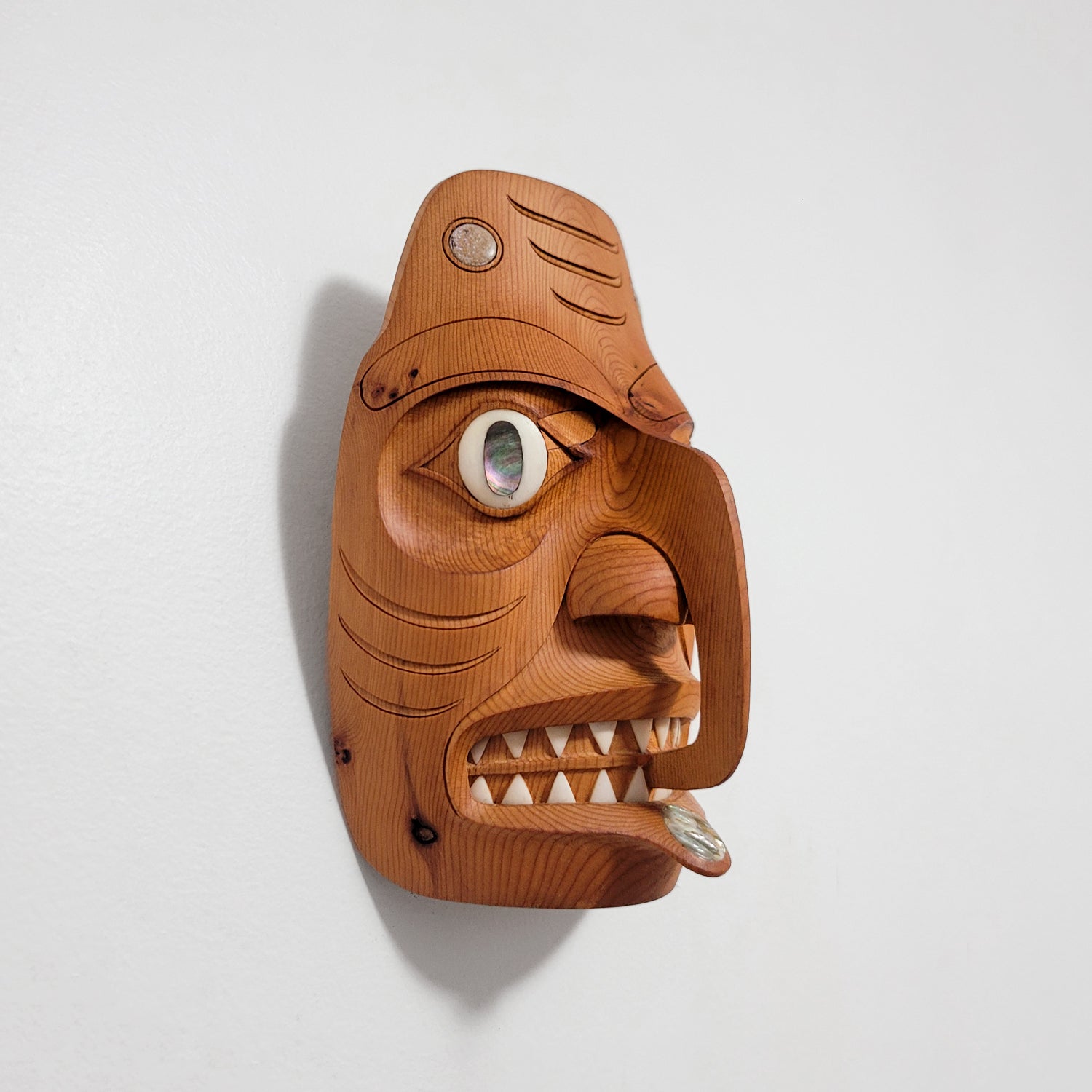 Dogfish/Shark Frontlet by Haida artist Ron Russ