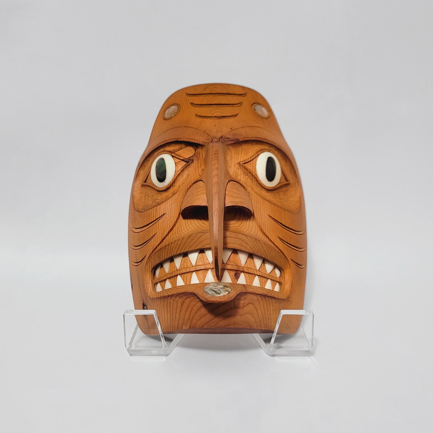 Dogfish/Shark Frontlet by Haida artist Ron Russ