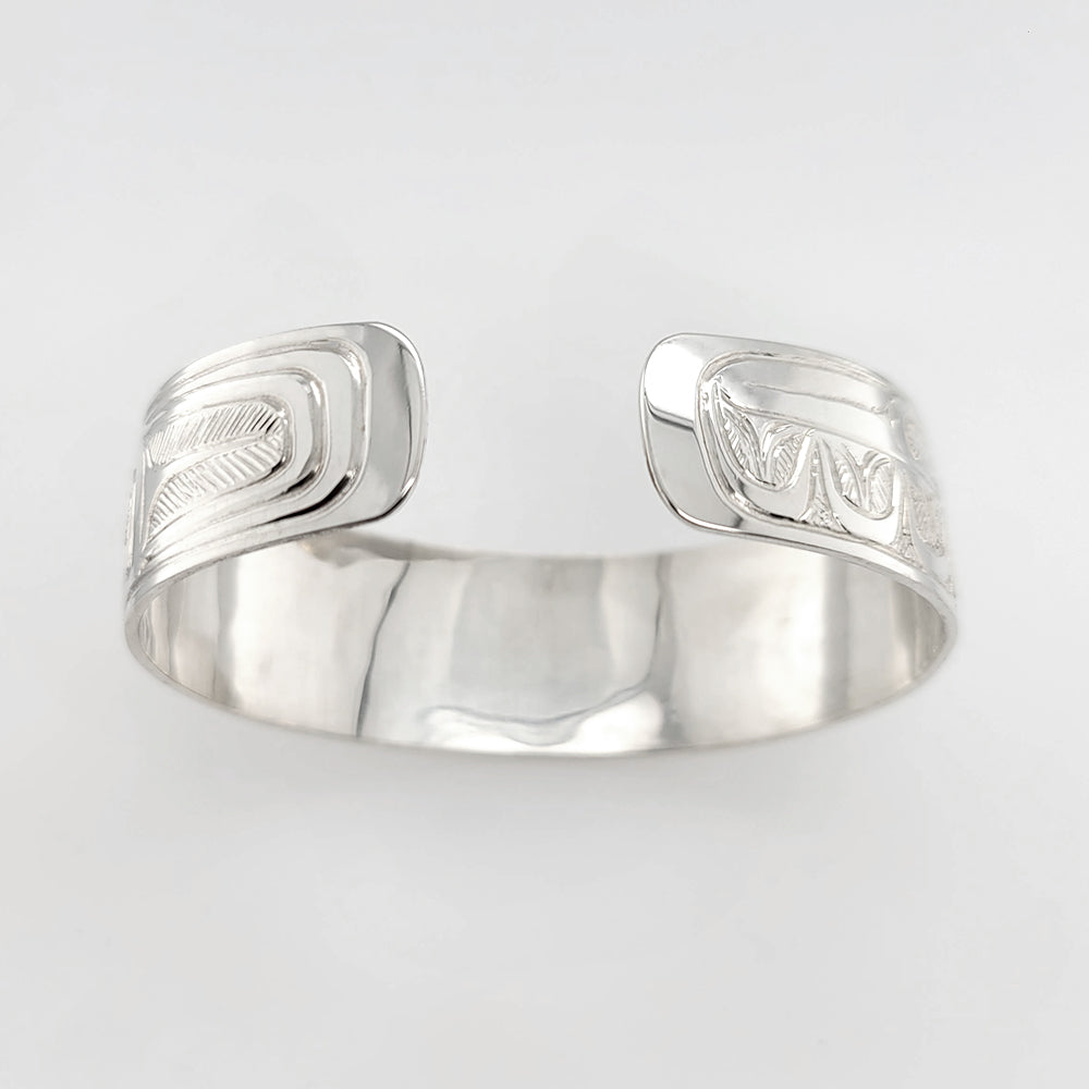 Silver Eagle Bracelet by Tsimshian artist Bill Helin