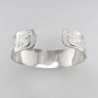 Silver Raven Bracelet by Tsimshian artist Bill Helin