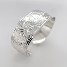 Silver Eagle Bracelet by Tsimshian artist Bill Helin