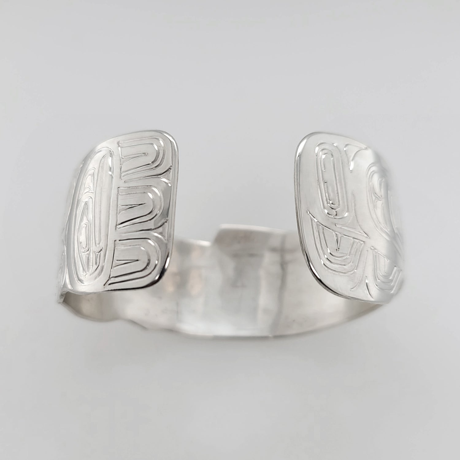 Silver Eagle Bracelet by Haida artist Garner Moody