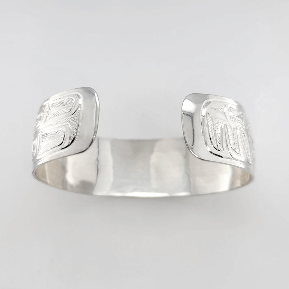 Silver Eagle Bracelet by Tsimshian artist Bill Helin