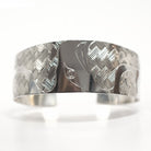 Silver Eagle Bracelet by Coast Salish artist Jody Sparrow