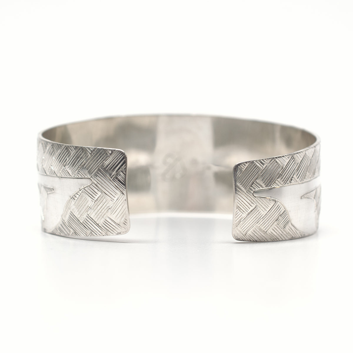 Silver Eagle Bracelet by Coast Salish artist Jody Sparrow