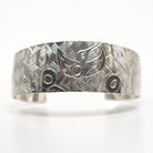 Silver Hummingbird Weave Bracelet by Coast Salish artist Jody Sparrow