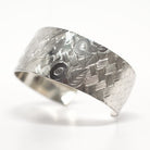 Silver Hummingbird Weave Bracelet by Coast Salish artist Jody Sparrow