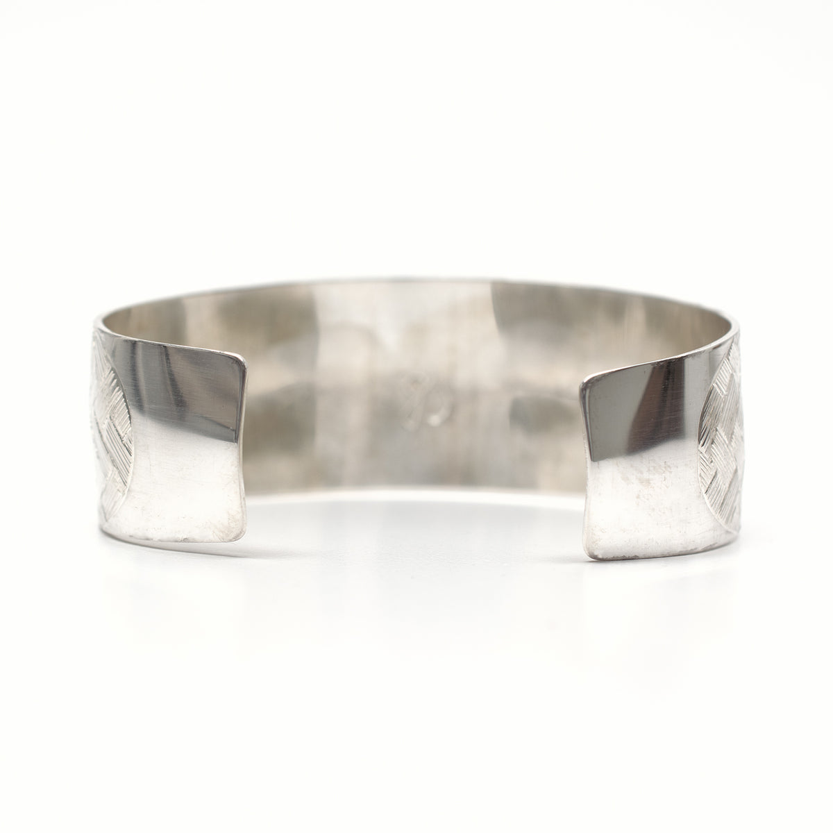 Silver Hummingbird Weave Bracelet by Coast Salish artist Jody Sparrow
