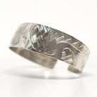 Silver Eagle Bracelet by Coast Salish artist Jody Sparrow