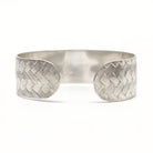 Silver Hummingbird Weave Bracelet by Coast Salish artist Jody Sparrow