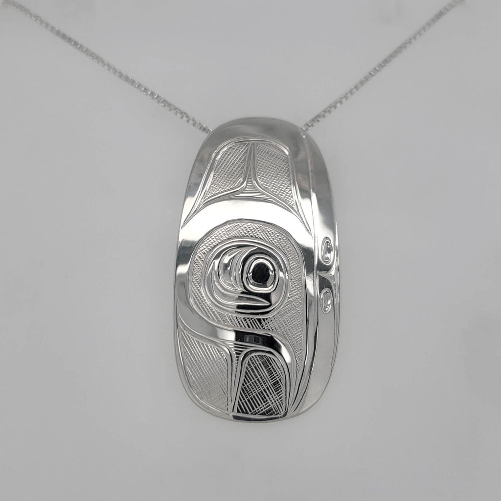 Silver Formline Design Pendant by Haida artist Robin Rorick
