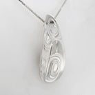 Silver Formline Pendant by Nuxalk artist Kelly Robinson