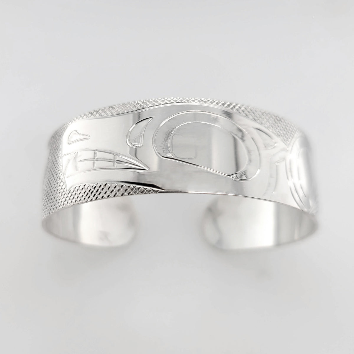 Silver Bear Bracelet by Justin Rivard, Cree – Spirits of the West Coast ...