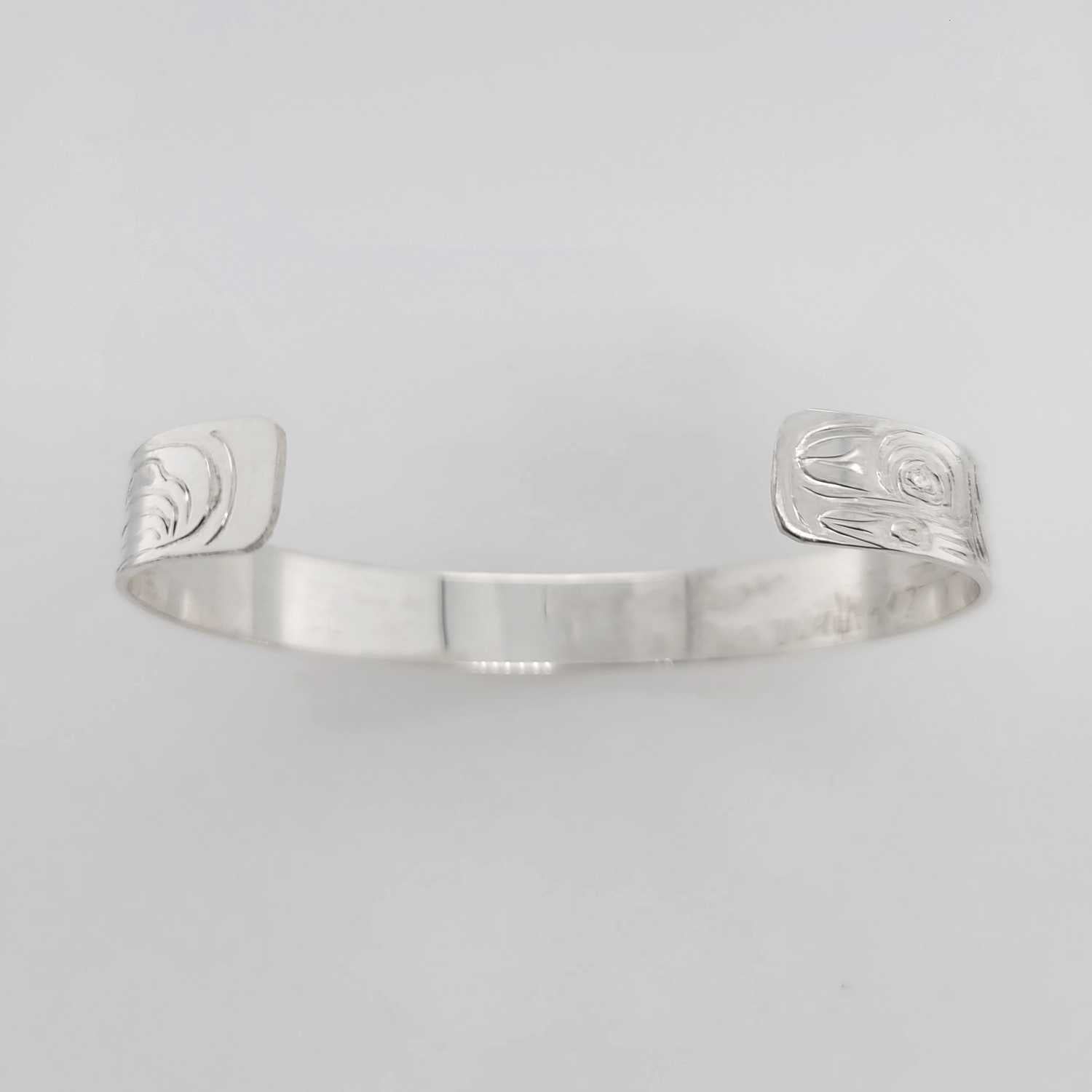 Silver Bear Bracelet by Kwakwaka'wakw artist Don Wadhams