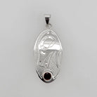 Indigenous Silver Bear Pendant by Justin Rivard