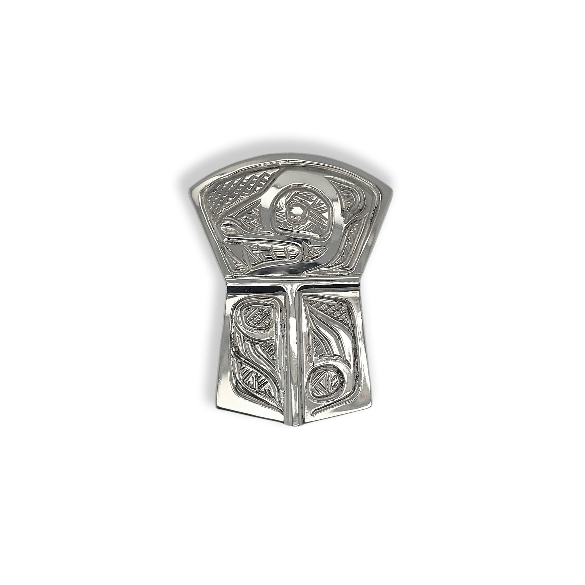 Silver Bear Pendant by Bill Helin