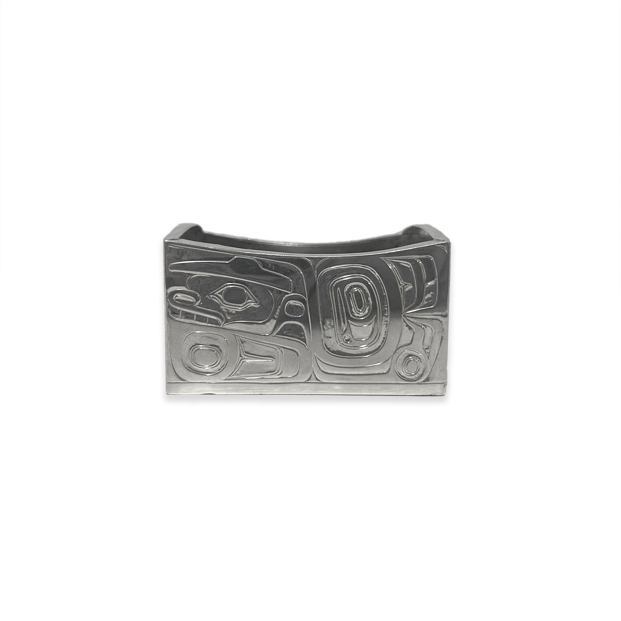 Silver Trinket Box by Haida artist Derek White