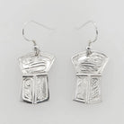 Silver Copper Eagle Earrings by Tsimshian artist Bill Helin