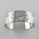 Silver Eagle Bracelet by Indigenous artist Joe Wilson