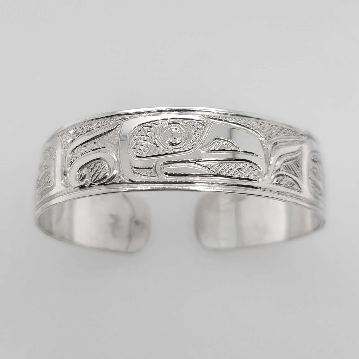 Silver Eagle Bracelet by Tsimshian artist Bill Helin