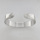 Silver Eagle Bracelet by Cree artist Justin Rivard