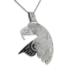 Silver Eagle Pendant by Haida artist Garner Moody
