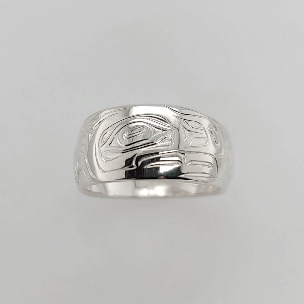 Silver Eagle Ring by Kwakwaka'wakw artist Joe Wilson
