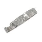 Silver Eagle and Orca Bracelet by Haida artist Garner Moody