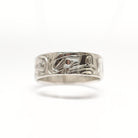 Silver Eagle Ring by Kwakwaka'wakw artist Chris Cook