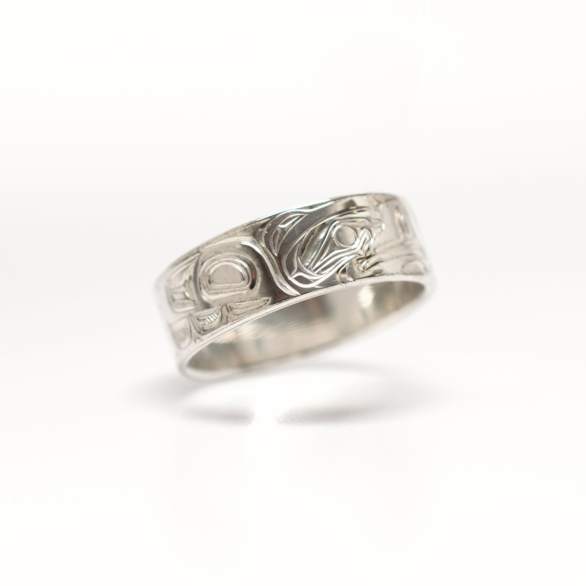 Silver Eagle Ring by Kwakwaka'wakw artist Chris Cook