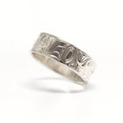 Silver Eagle Ring by Kwakwaka'wakw artist Chris Cook