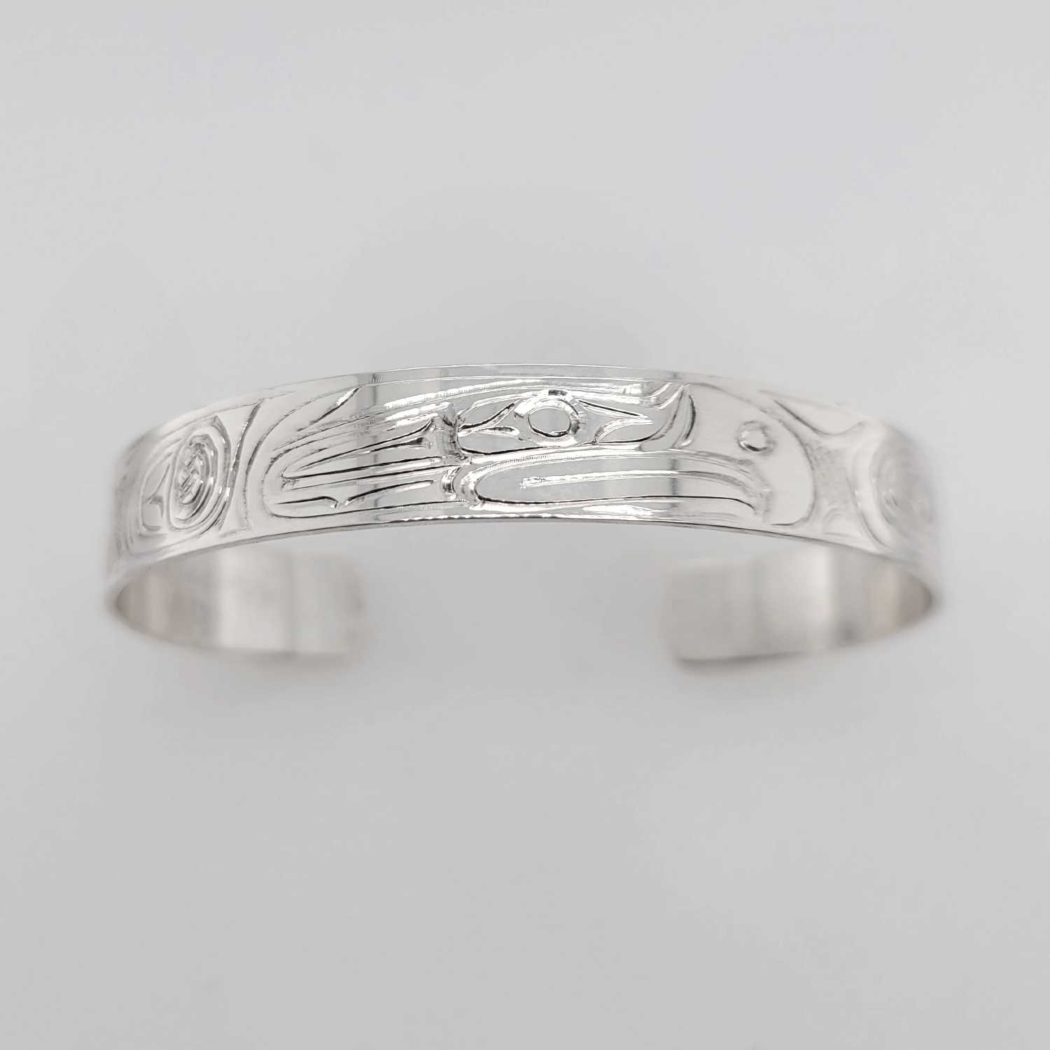 Silver Hawk Bracelet by Kwakwaka'wakw artist Don Wadhams