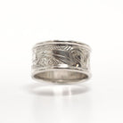 Silver Hummingbird Rung in Haida artist Carmen Goertzen
