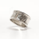 Silver Hummingbird Rung in Haida artist Carmen Goertzen