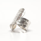 Silver Hummingbird Wrap Ring by Haida artist Alvin Adkins