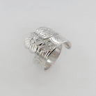 Silver Hummingbird Wrap Ring by Haida artist Garner Moody