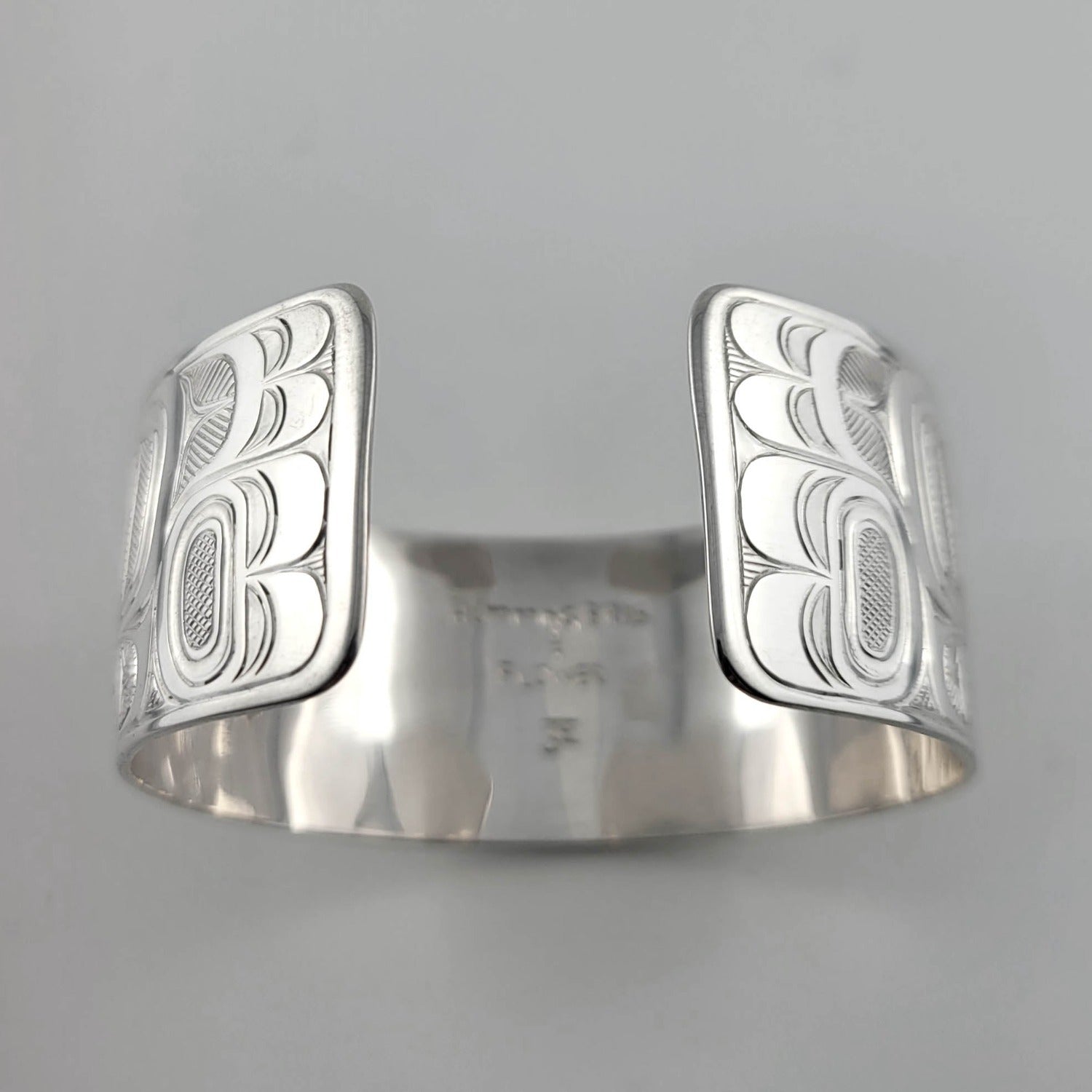 Silver Hummingbirds Bracelet by Indigenous artist Joe Wilson