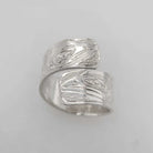 Silver Hummingbirds Wrap Ring by Kwakwaka'wakw artist Don Wadhams