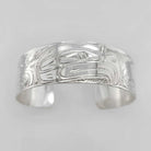 Silver Young Thunderbird or Kolus Bracelet by Kwakwaka'wakw artist Don Wadhams