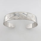 Silver Love Birds Bracelet by Cree artist Justin Rivard