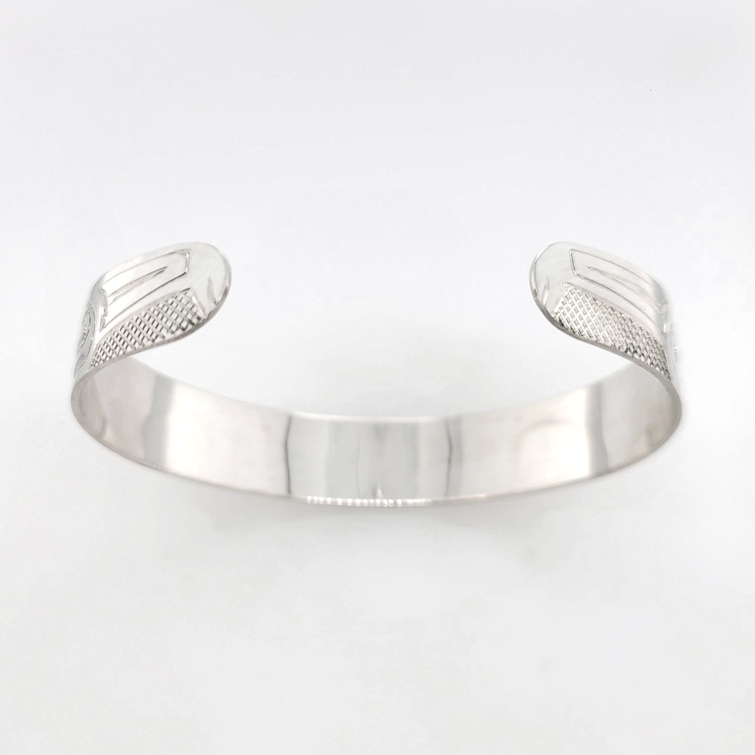 Silver Love Birds Bracelet by Cree artist Justin Rivard