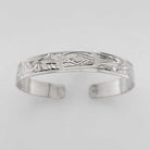 Silver Wolf Bracelet by Tsimshian artist Bill Helin