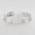 Silver Wolf Bracelet by Tsimshian artist Bill Helin