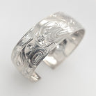 Silver Orca Bracelet by Kwakwaka'wakw artist Chris Cook