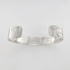 Silver Killer Whale Bracelet by Kwakwaka'wakw Native artist Don Wadhams