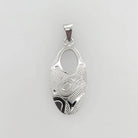 Silver Orca Pendant by Justin Rivard