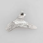 Silver Orca Pendant by Haida artist Garner Moody