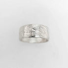 Silver Orca Ring by Kwakwaka'wakw artist Joe Wilson