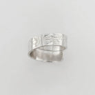 Silver Orca Wrap Ring by Tahltan artist Terrence Campbell